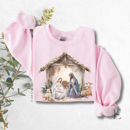 Christmas Nativity Sweatshirt