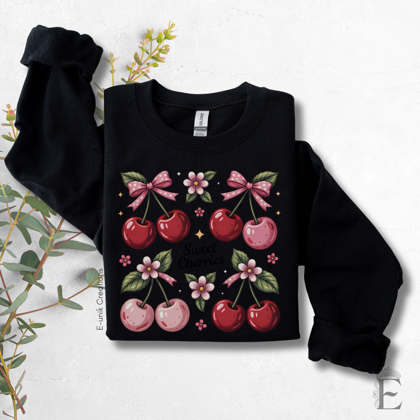 Coquette Cherry Sweatshirt
