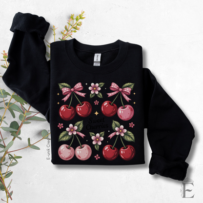 Coquette Cherry Sweatshirt