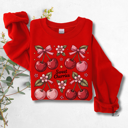 Coquette Cherry Sweatshirt