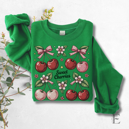 Coquette Cherry Sweatshirt