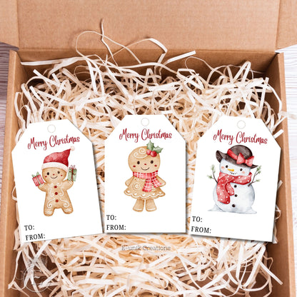 Christmas Tags Printable Template