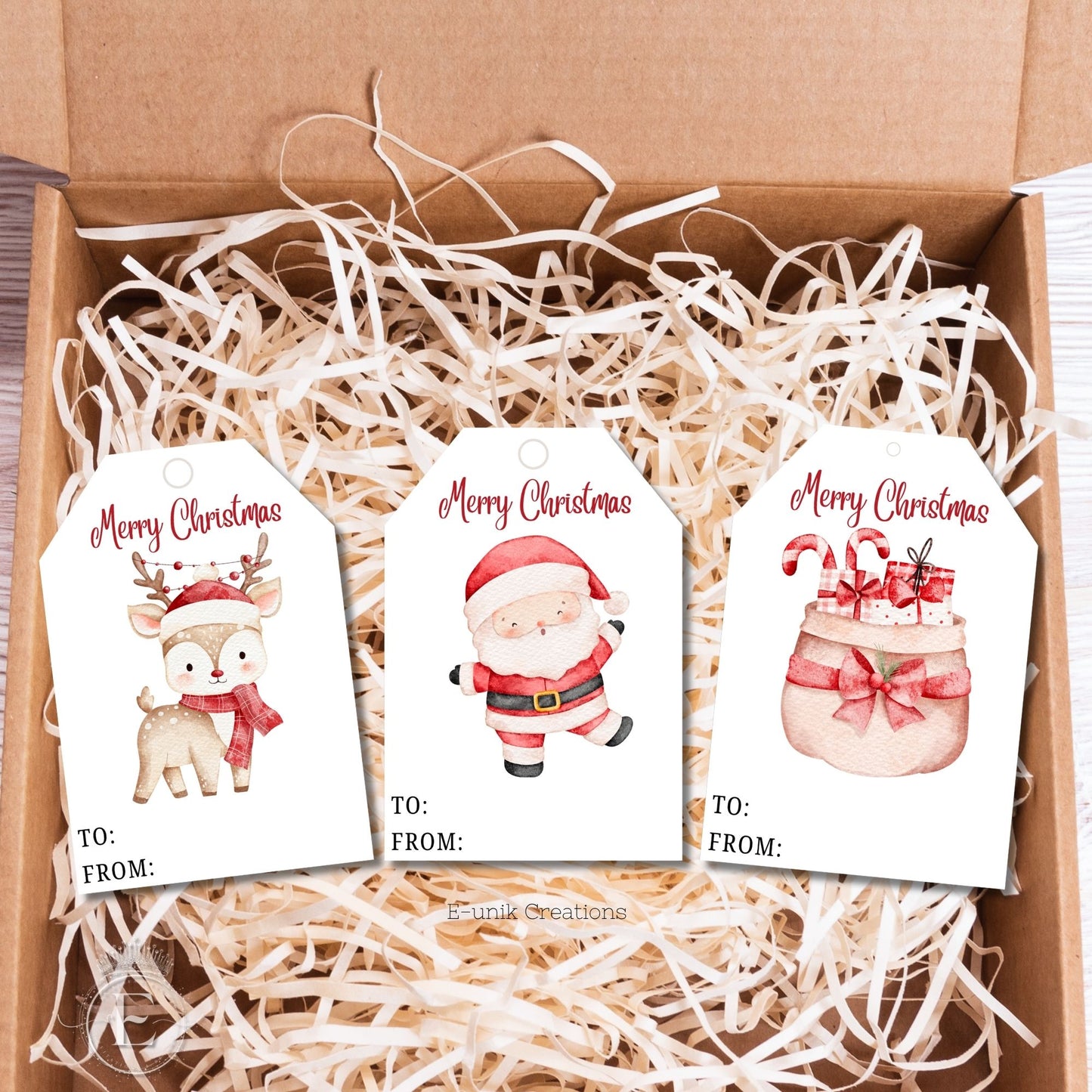 Christmas Tags Printable Template
