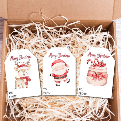 Christmas Tags Printable Template