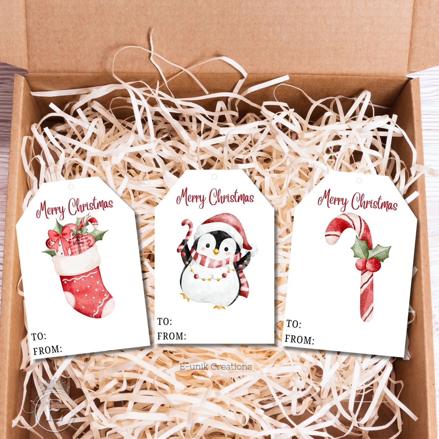 Christmas Tags Printable Template