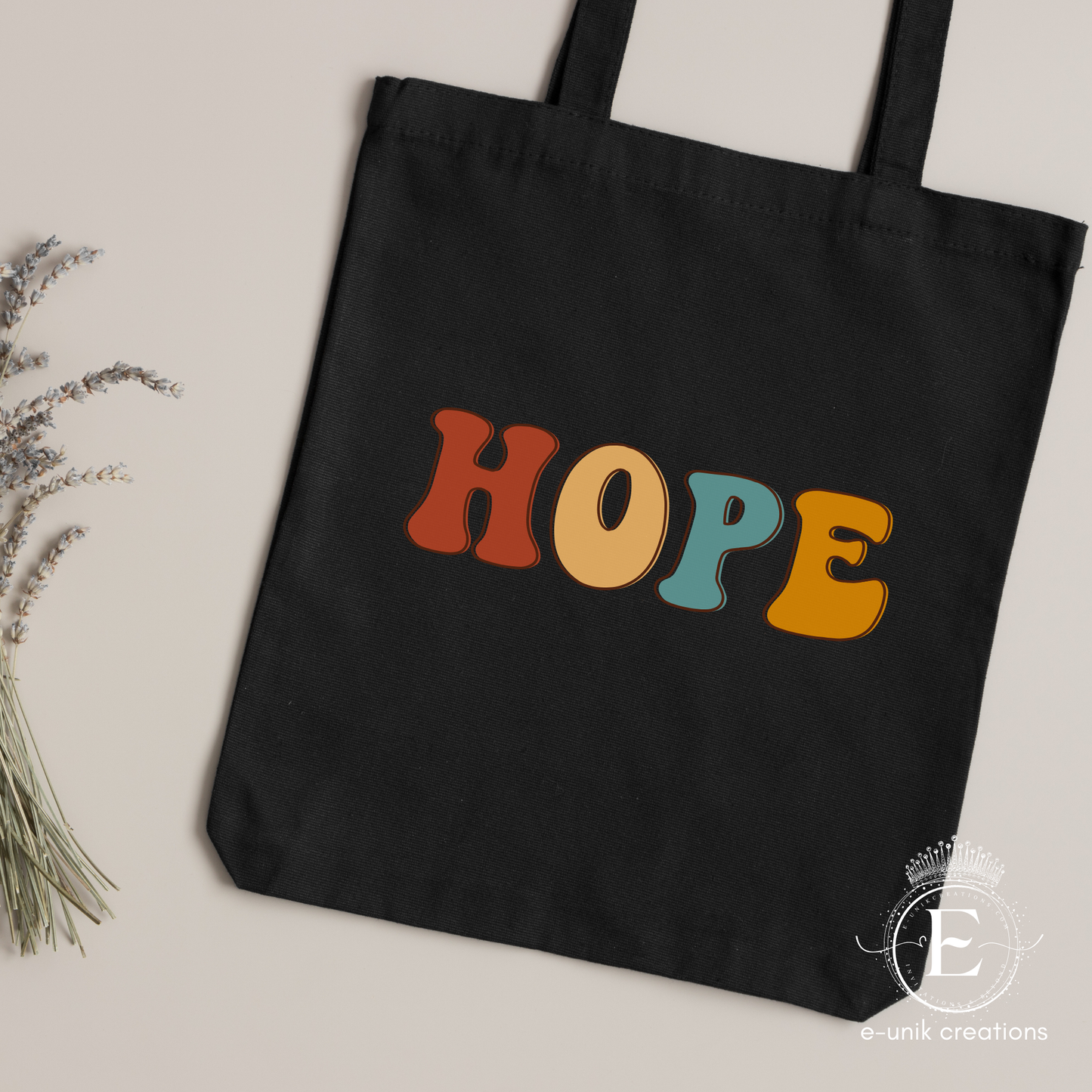 Hope Retro Tote Bag