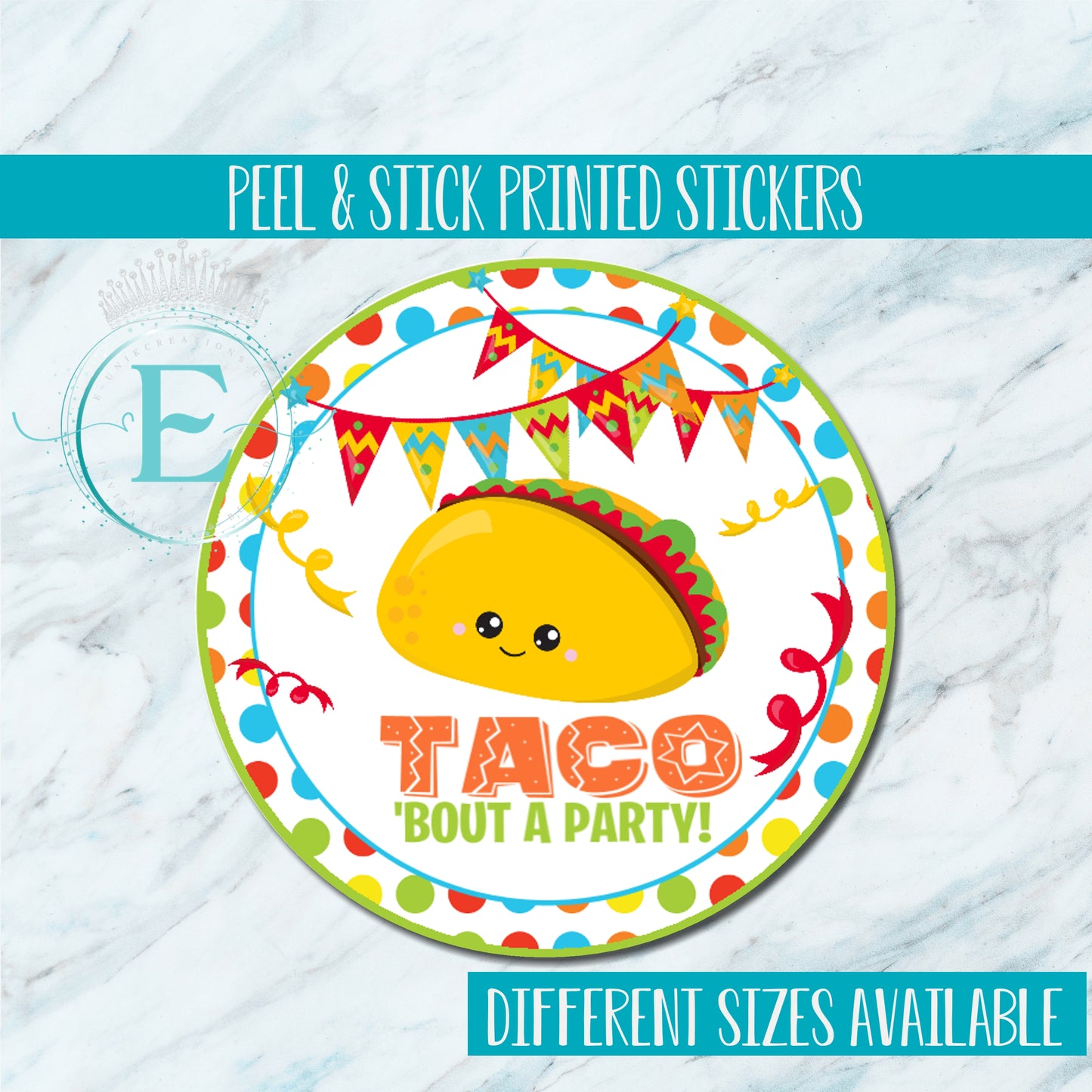 Taco Fiesta Sticker