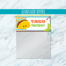 Load image into Gallery viewer, Taco Fiesta Candy Clear Bag
