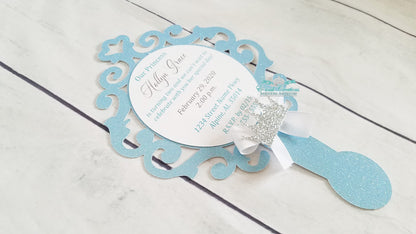 Princess Mirror Invitation Cut File