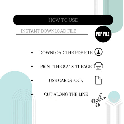 Nativity Scene Christmas Gift Tag