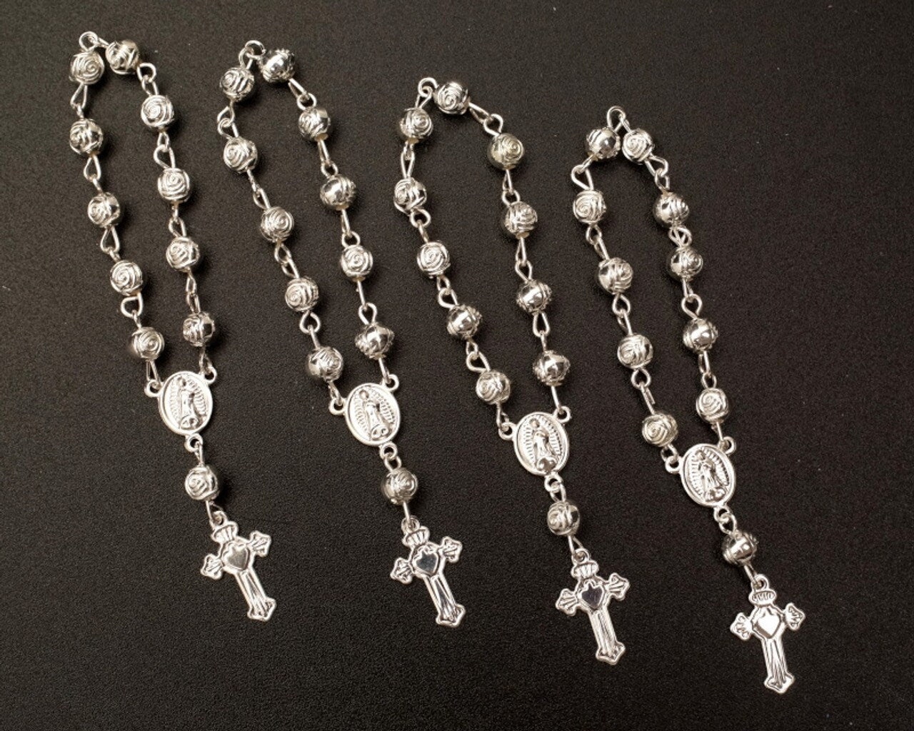 Girl First Communion Rosary Favors. 12pcs