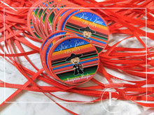 Charger l&#39;image dans la galerie, Charro Tags, Black Mariachi Printed Tags With Ribbon, Fiesta Thank You Tags
