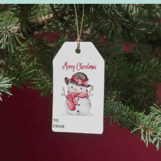 Christmas Tags Printable Template