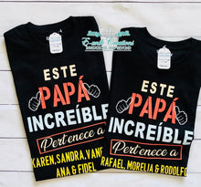 Load image into Gallery viewer, Papa Increible T-shirt
