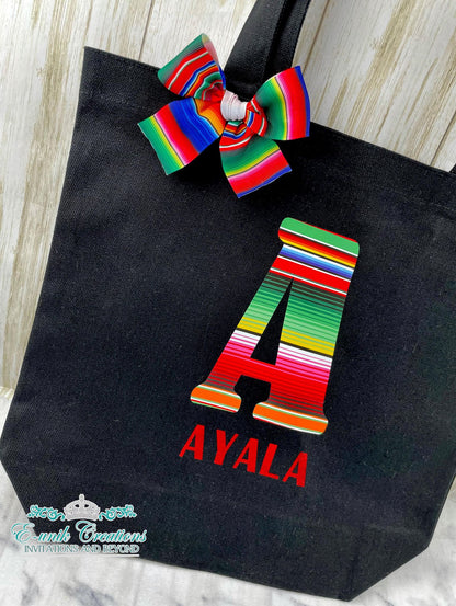 Serape Personalized Tote Bag