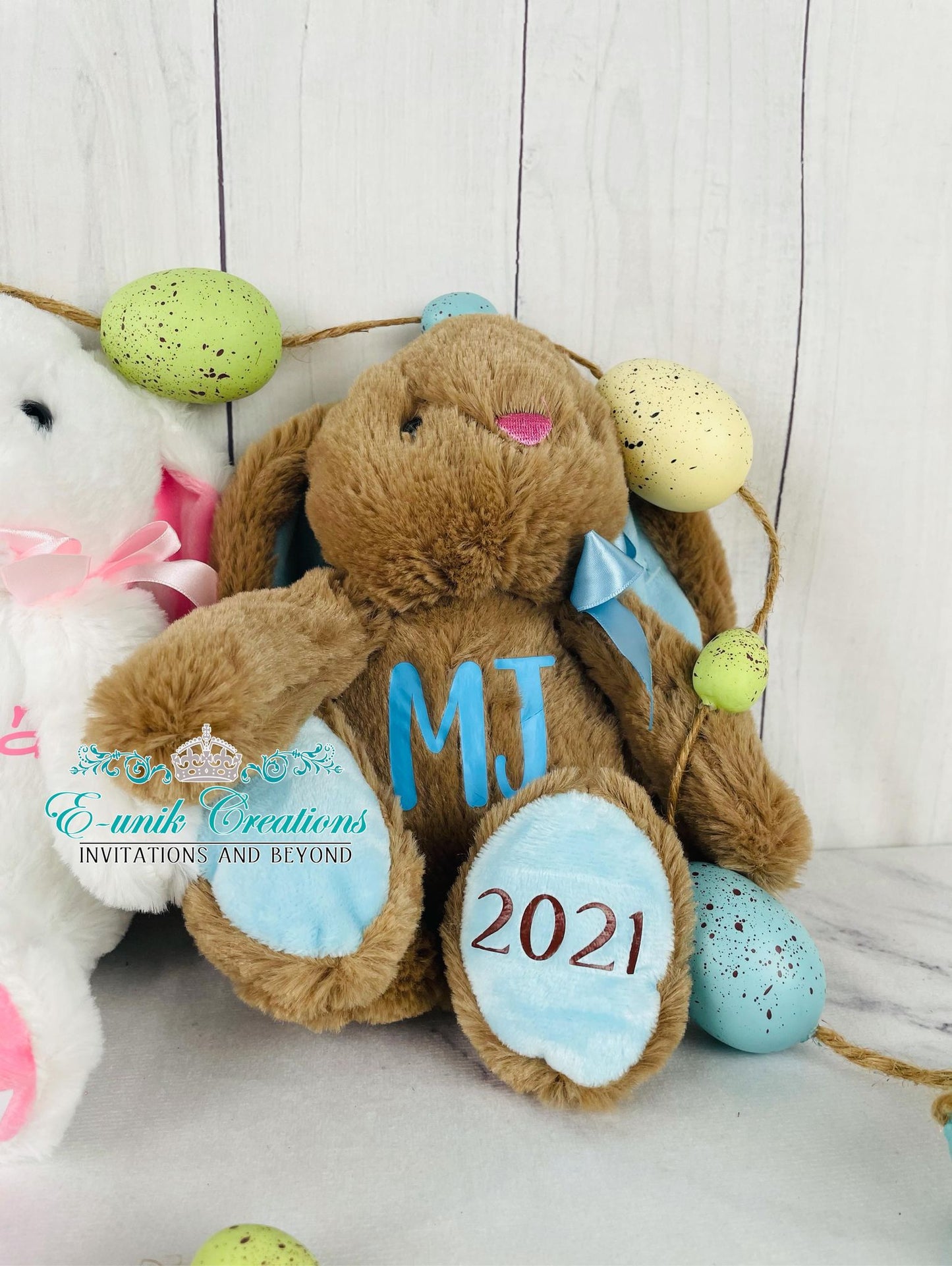 Personalized Bunny Plush Toy