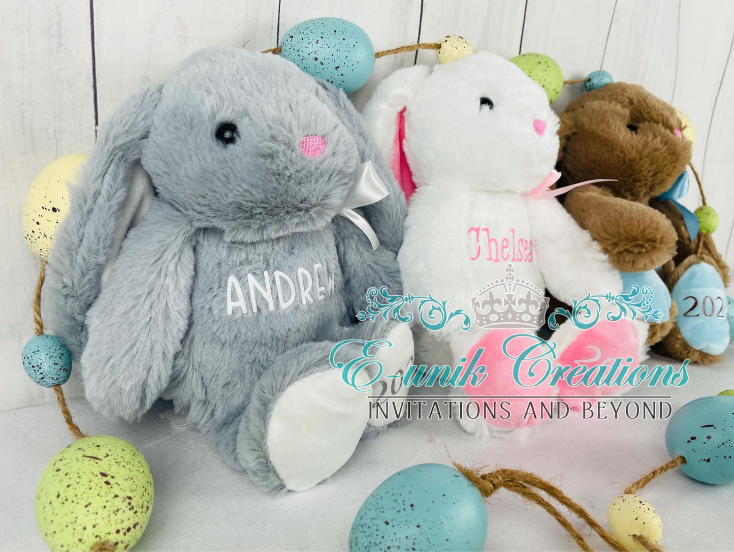 Personalized Bunny Plush Toy