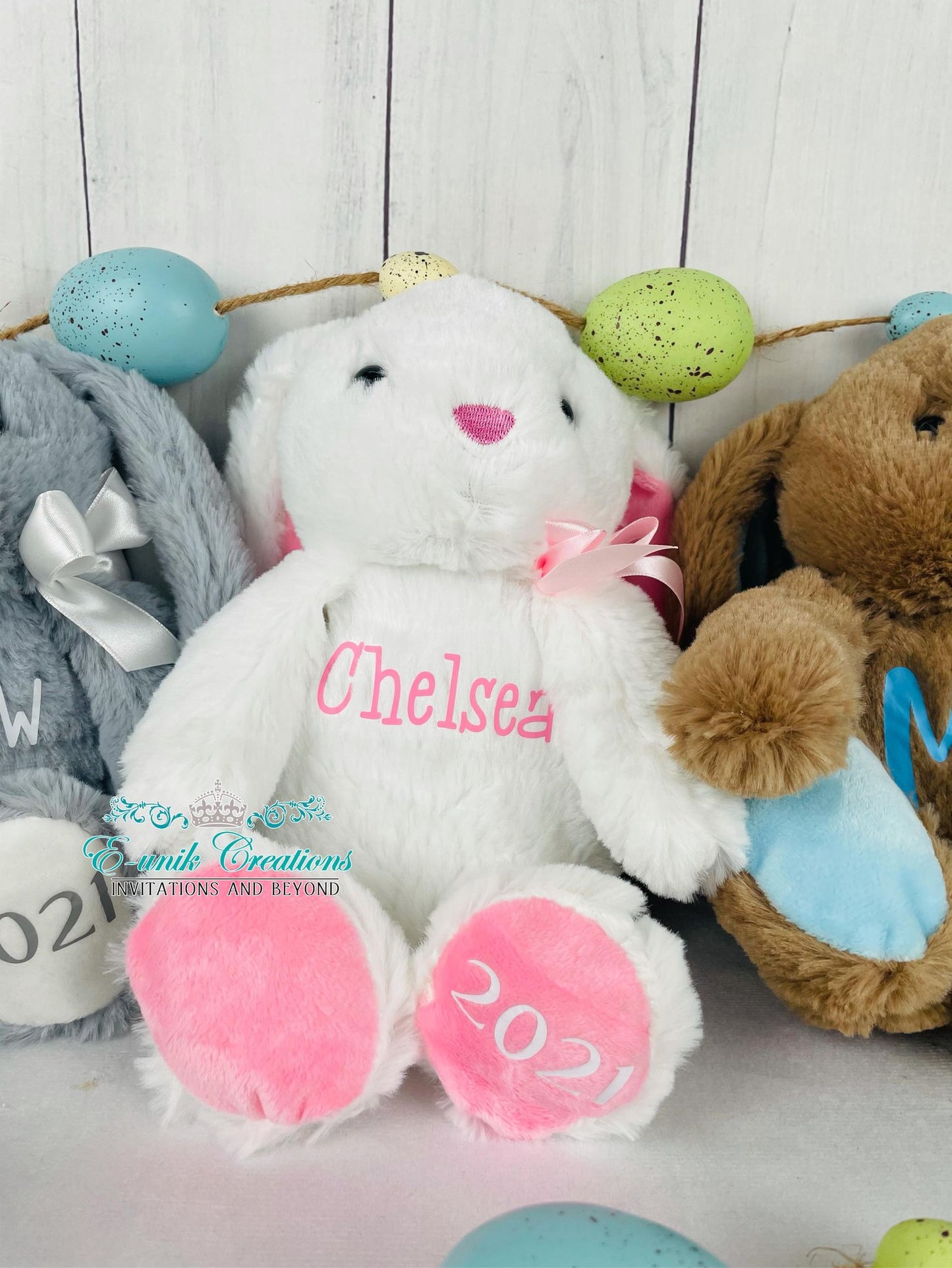 Personalized Bunny Plush Toy