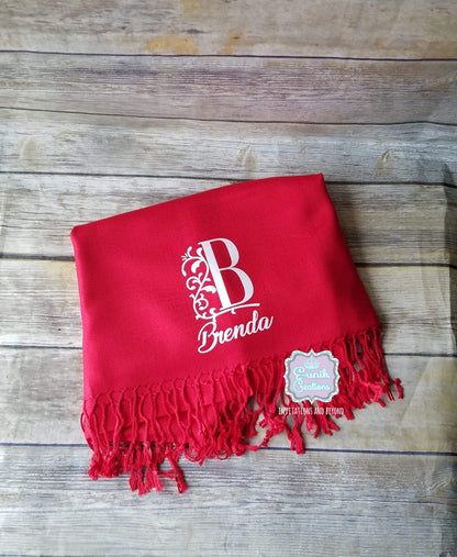 Personalized Pashmina Cashmere Scarf