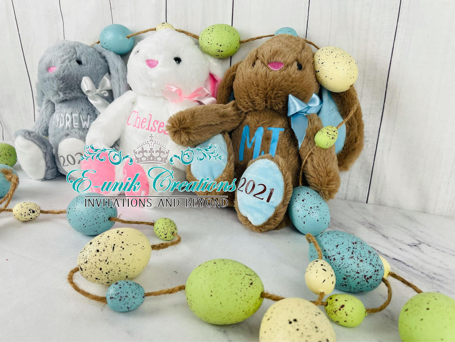 Personalized Bunny Plush Toy