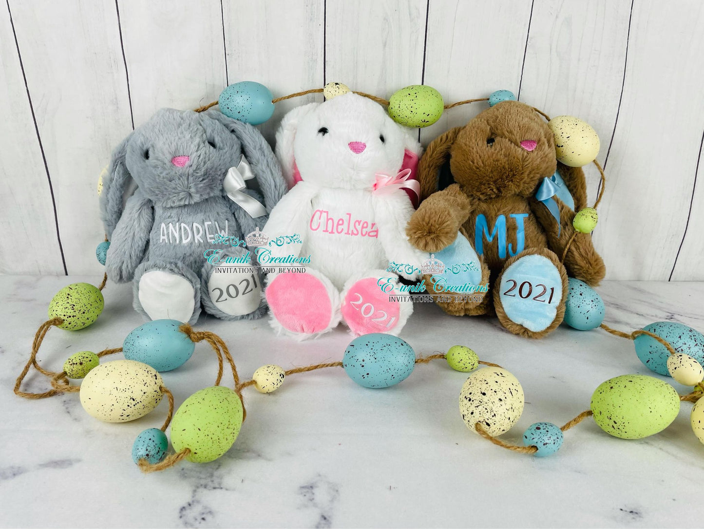 Personalized Bunny Plush Toy