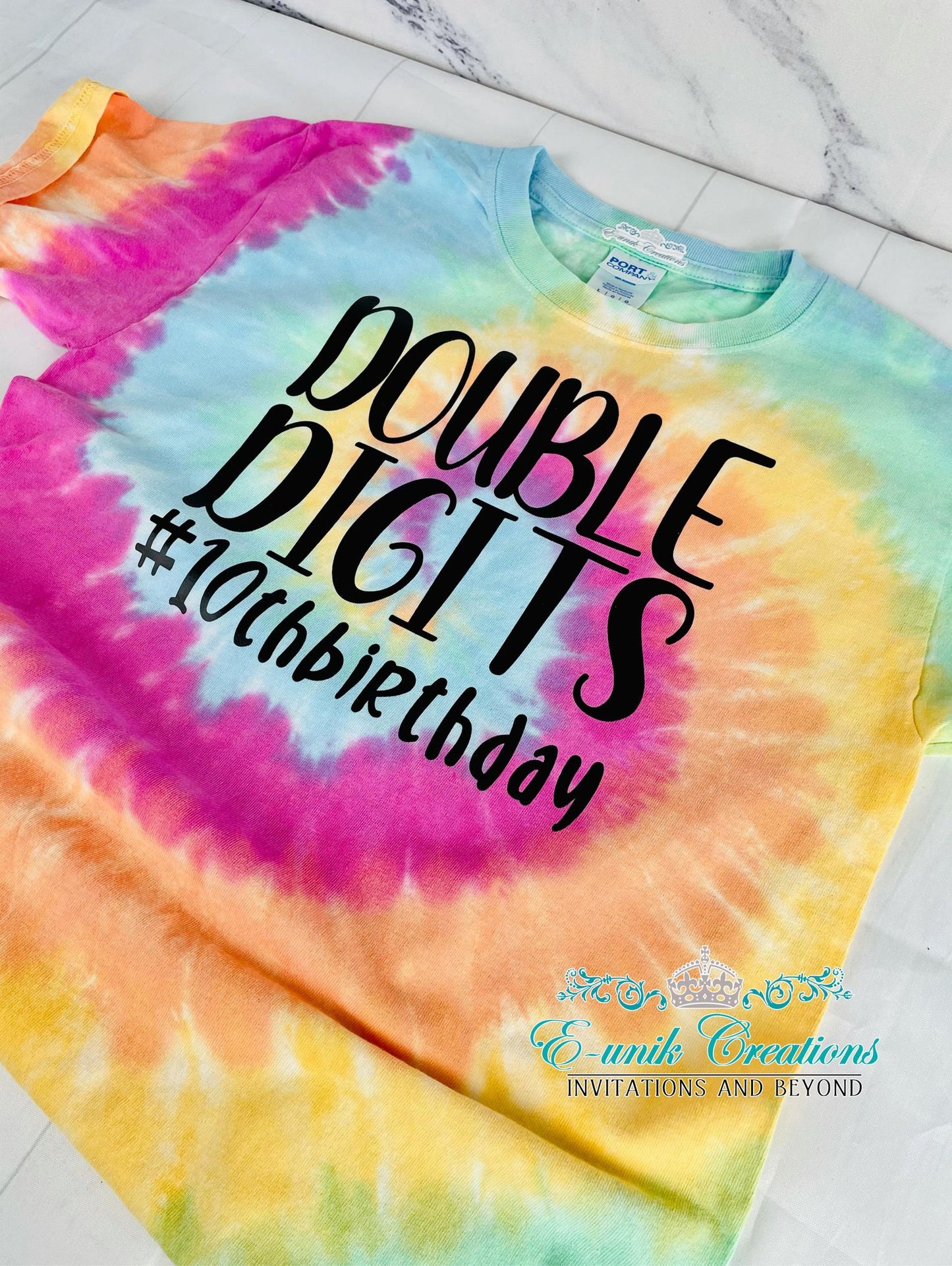 Camiseta Tie Dye Cumpleaños