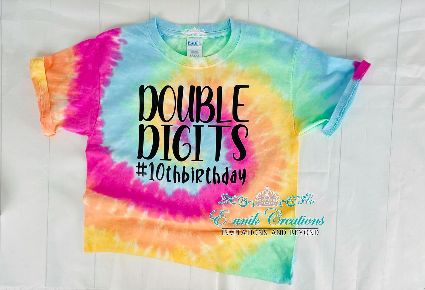 Camiseta Tie Dye Cumpleaños