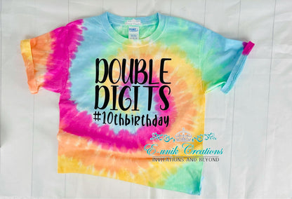 Camiseta Tie Dye Cumpleaños