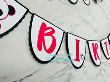 Load image into Gallery viewer, Panda Girl Birthday Banner
