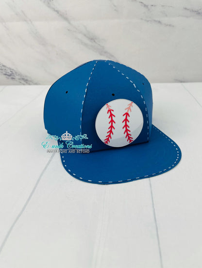Baseball Hat Favor Box