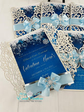 Load image into Gallery viewer, Winter Snowflake  Invitations
