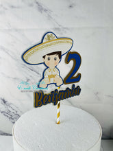 Load image into Gallery viewer, Gold Charrito Cake Topper
