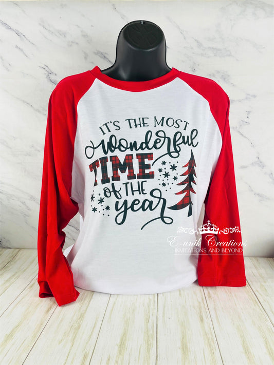 Baseball Tee - It's the Most Wonderful Time of The Year