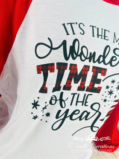 Baseball Tee - It's the Most Wonderful Time of The Year
