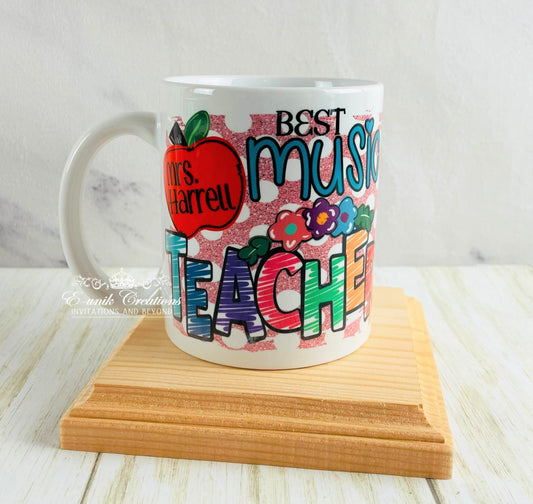 The Best Music Teacher Mug