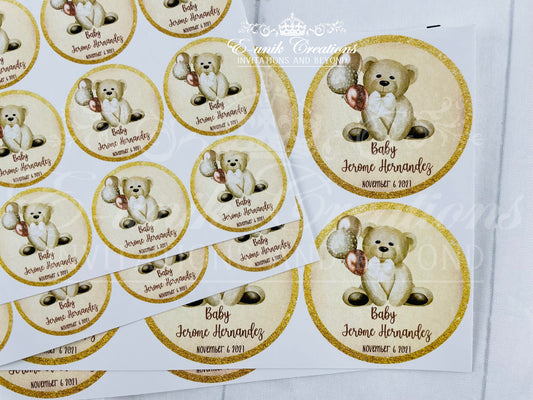 Brown Bear Stickers