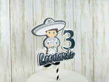 Load image into Gallery viewer, Silver Charro Cake Topper
