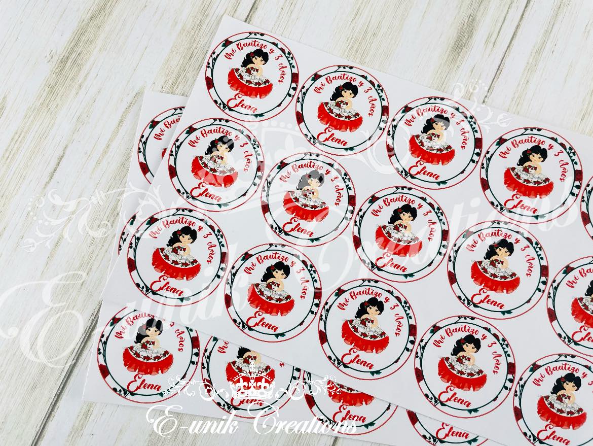 Red Charra Stickers