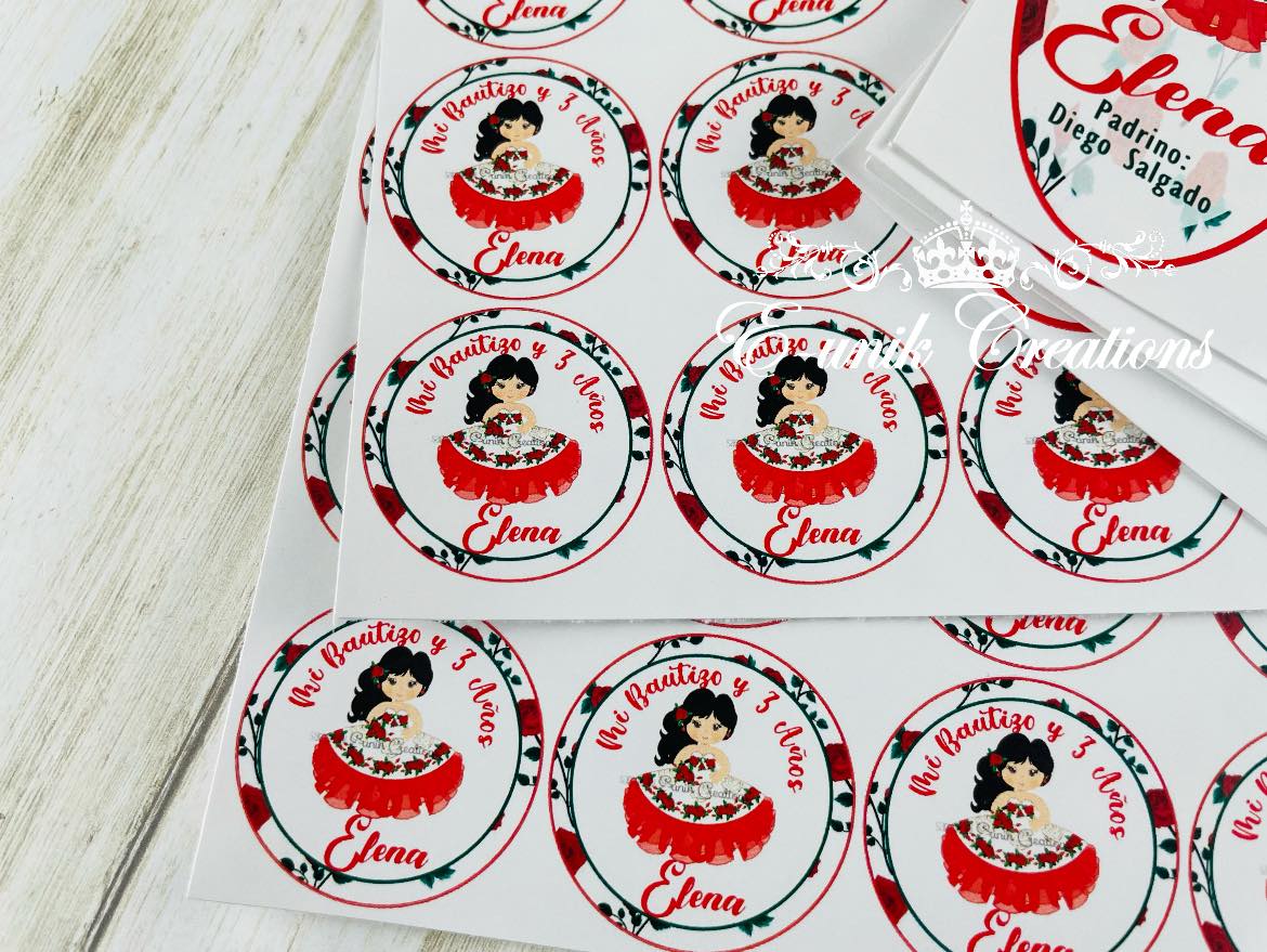 Red Charra Stickers