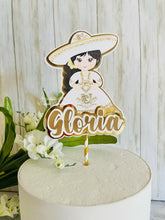 Load image into Gallery viewer, Gold Charra Cake Topper
