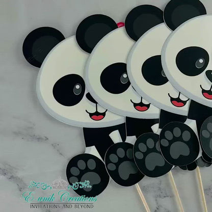 Panda Girl Centerpieces Sticks