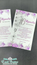 Load and play video in Gallery viewer, Quinceanera Favors, Rosary Favors, Quinceanera Prayer
