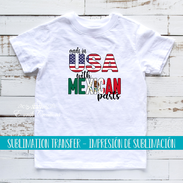 Made in USA with Mexican Parts