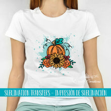Load image into Gallery viewer, Sunflower Pumpkin Teal
