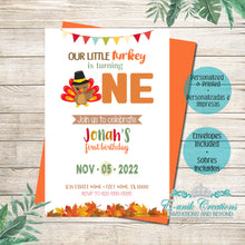 Load image into Gallery viewer, Turkey Printed Invitations
