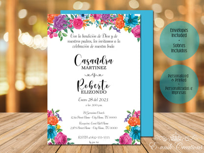 Mexican Floral Invitation