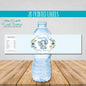 Boy Blue Elephant Water Bottle Labels