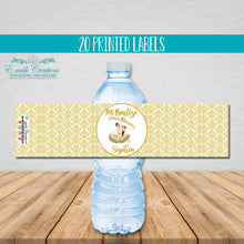 Load image into Gallery viewer, Gold Charrita Water Bottle Labels

