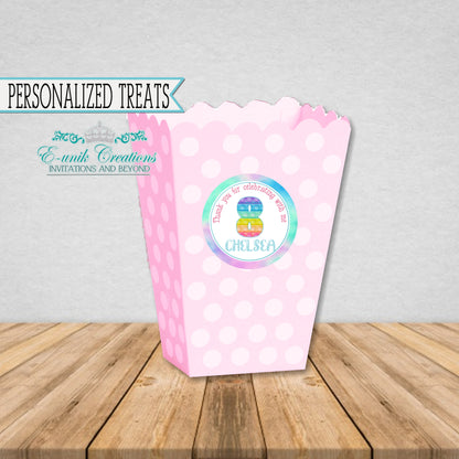 Pop It Party Stickers - Personalized