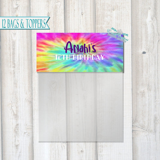 Tie Dye Candy Clear Bag